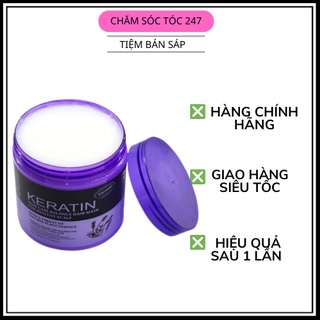 Kem ủ tóc KERATIN COLLAGEN 1000ML LAVENDER BRAZIL NUT, kem dưỡng tóc