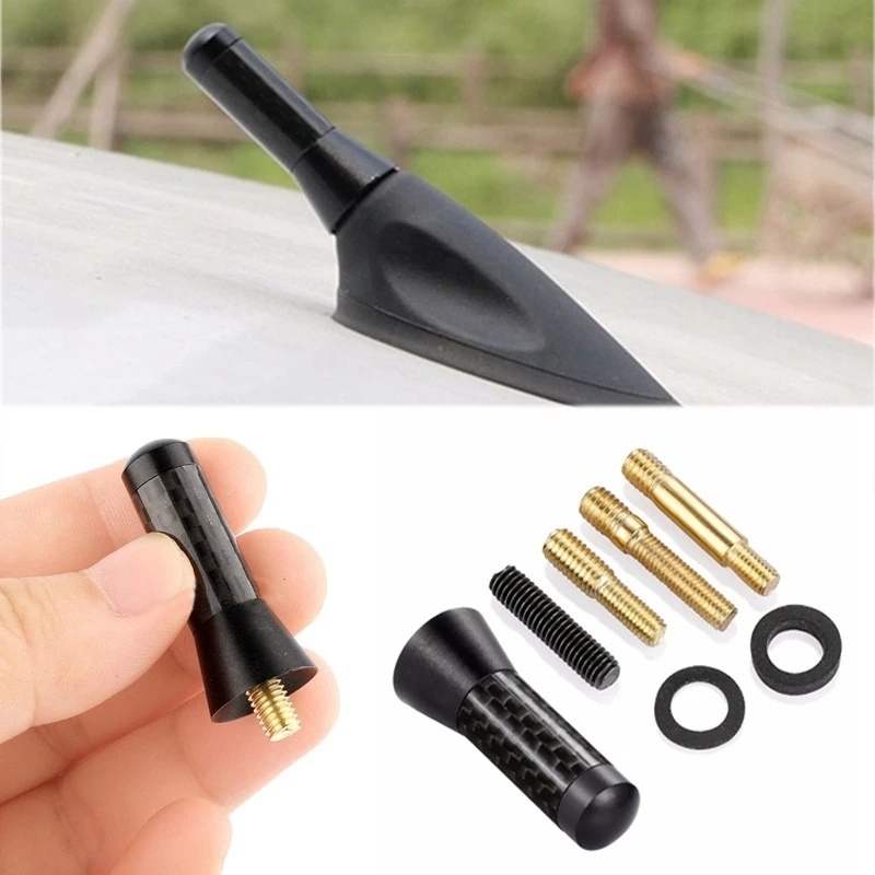 Ăng Ten Thu Sóng Radio Gắn Nóc Xe Hơi Bằng Kim Loại 3.5cm