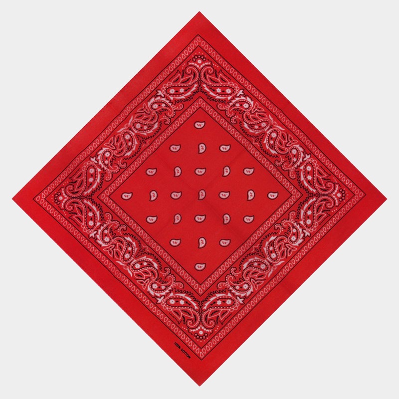 Khăn vải bandana turban JAMS khổ vuông 55cm hoạ tiết hiphop retro