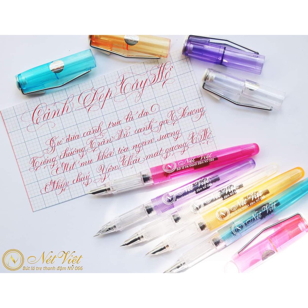 Bút lá tre Nét Việt 066 - thanh đậm đẹp