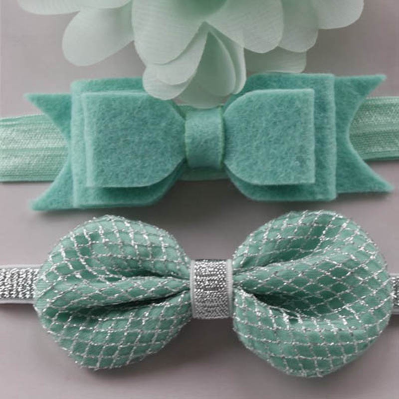 Set 3 Băng Đô Nơ Thời Trang Cho Bé Gái