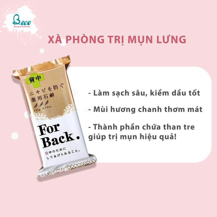 [Xà phòng] trị mụn lưng For_Back