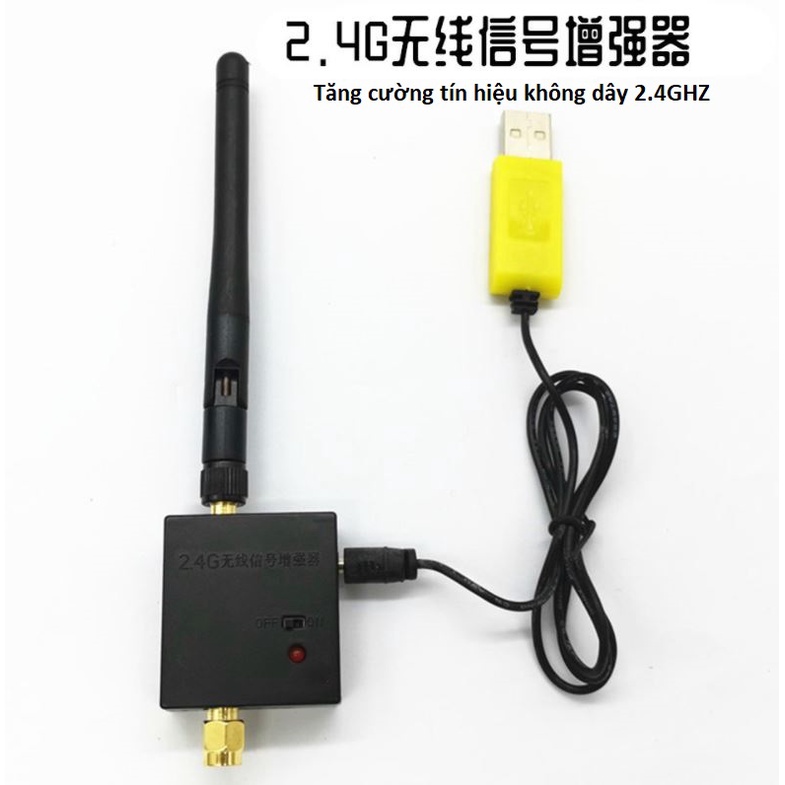 Bộ nâng cấp sóng nhận tín hiệu xa hơn dùng cho mach thu phát sóng 2.4ghz phù hợp
