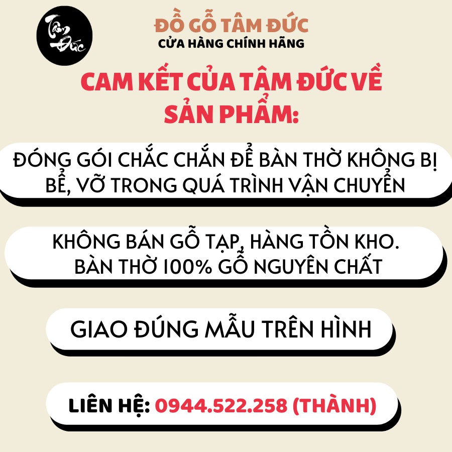 Bàn thờ treo tường chạm lủng sen gỗ Gõ Đỏ Đồ Gỗ Thần Tài (BH-6tháng)