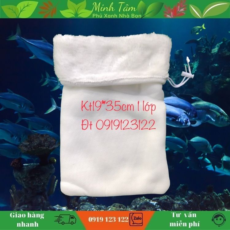 Túi lọc hồ cá kích thước 18*35cm; 18*39cm; 18*28cm