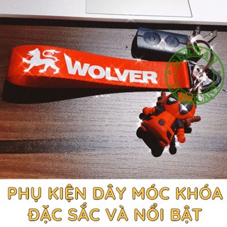 Móc khóa Wolver Special Racing dây vải