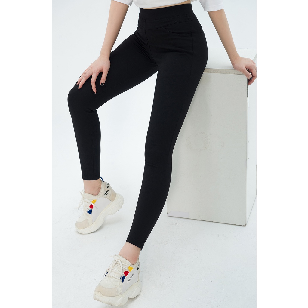 Quần Legging Nâng Mông Cạp Cao LUPERI chất vải làm mát tự nhiên co giãn tốt không bai không xù không cắn chỉ LP59 | BigBuy360 - bigbuy360.vn