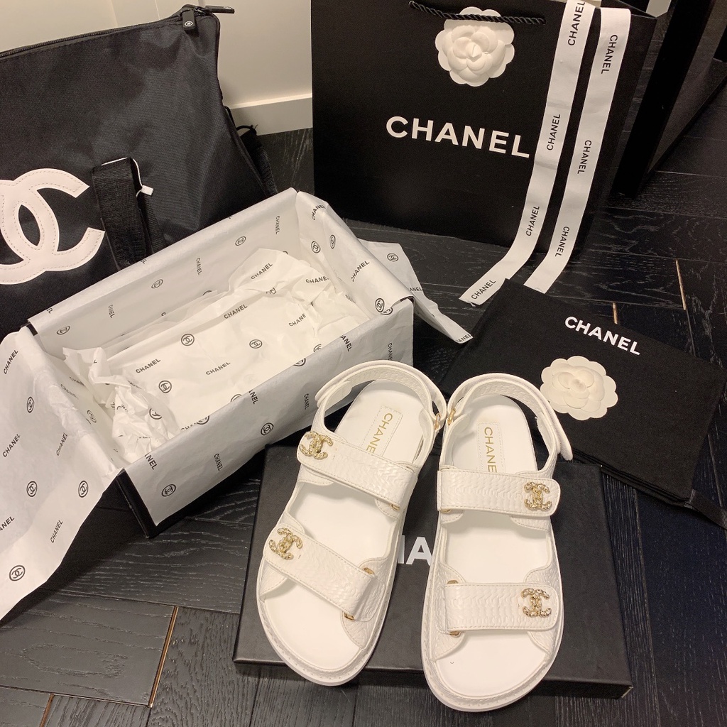 Xăng đan Nữ Màu Đen Mới Không Hộp