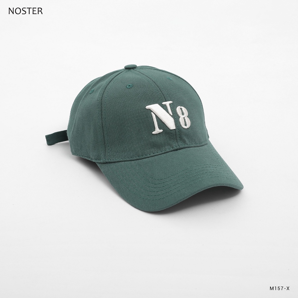 Mũ lưỡi chai, mũ cáp, hoạ tiết chữ thêu N8 - NOSTER M157