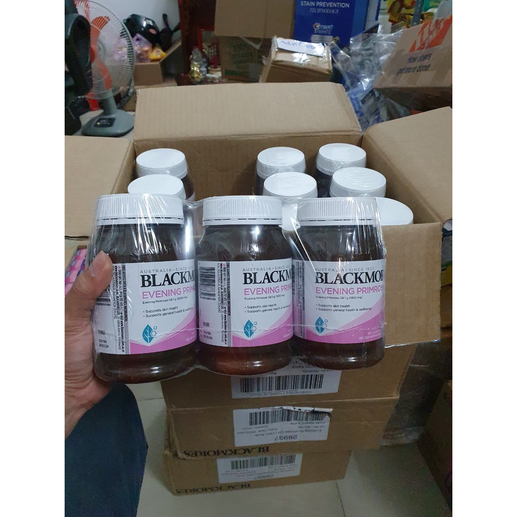 VIên uống Tinh Dầu hoa anh thảo Evening Primrose oil 1000 mg chai 190 viên từ Úc hãng blackmores