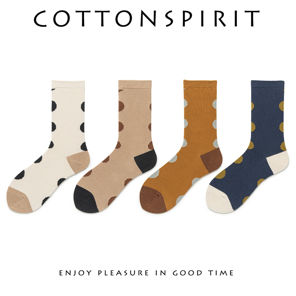 Vớ nữ cổ cao cá tính Hàn Quốc Cao cấp Tất dài nữ cao cổ chất dày dặn Thu Đông