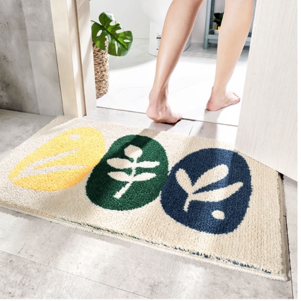 Thảm lau chân thấm nước chống trượt nhà bếp, nhà tắm hình chữ nhật G026