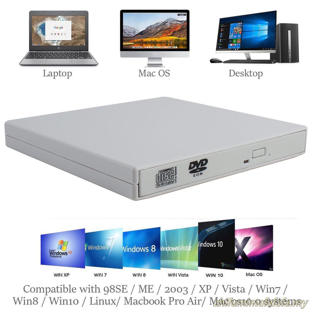 Ổ Đĩa Quang Cd / Dvd Cho Pc Laptop Win 7 8