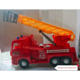 Xe Thang Cứu Hỏa Đồ Chơi Cho Bé (Hàng VN)