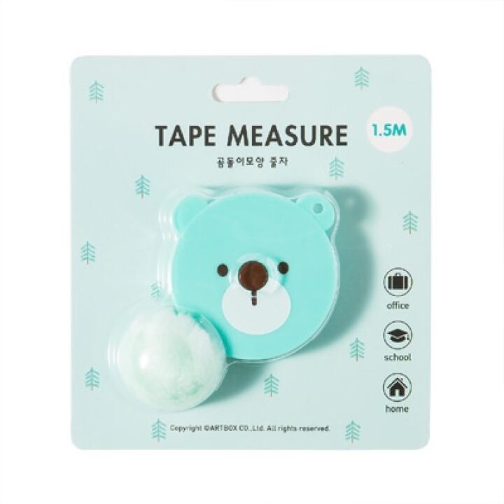 Thước Dây ARTBOX Hàn Quốc Hình Gấu Màu Xanh Mint Cute 1.5M