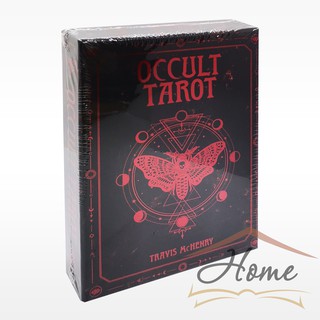Bộ bài Occult Tarot Deck 2nd Edition Red Gilded