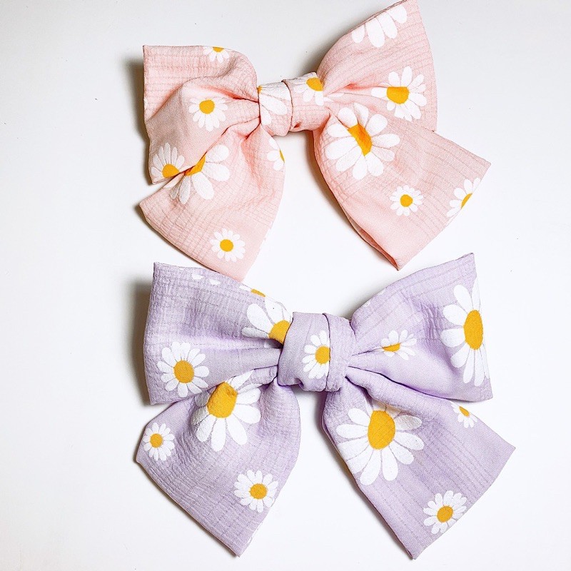 KẸP tóc nơ to phong cách Hàn quốc