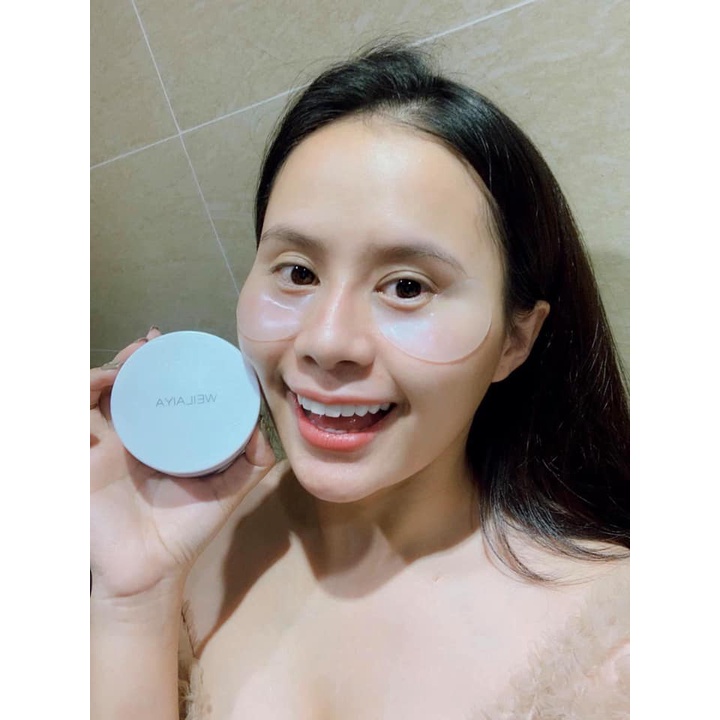 Mặt Nạ Mắt Weilaiya Collagen Giảm Thâm Mờ Nhăn Giúp Vùng Mắt Luôn Căng Bóng Hộp 60 Miếng