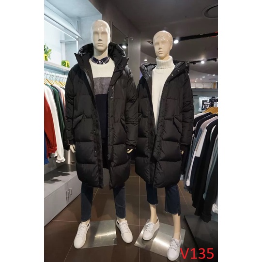 Áo phao dáng dài Xuất Hàn Quốc hiệu HUM Chính Hãng , chuẩn Store