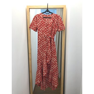 Syru Dress - Đầm lụa dài đắp tà