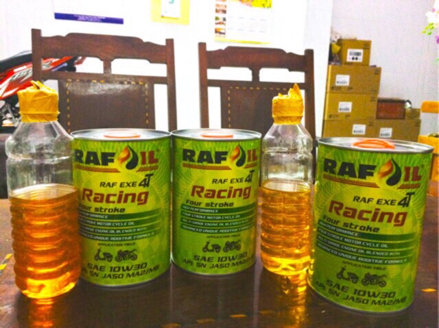 Nhớt Tổng Hợp Cao Cấp Xe Máy Rafoil Racing RAF EXE 4T 10w-30 Full Synthetic Api SN - Made in UAE