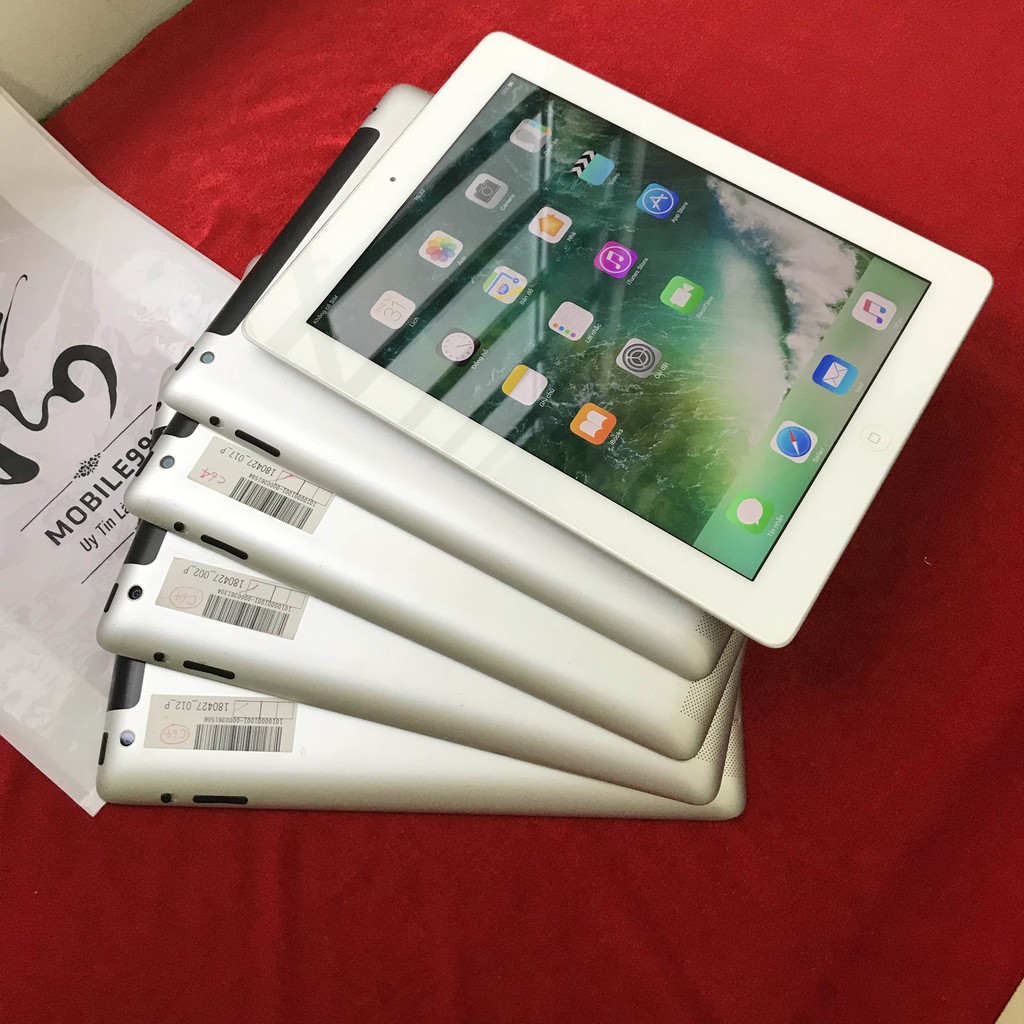 iPad 4 (Wifi + 4G) 16GB/ 32GB /64G Chính Hãng- Zin Đẹp 99% - Màn Retina sắc nét - Pin siêu bền với 11.560mAh - MOBI | BigBuy360 - bigbuy360.vn