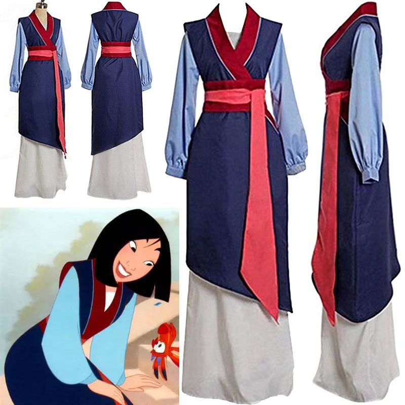 Bộ Kimono Hóa Trang Nhân Vật Mulan Cho Người Lớn Và Trẻ Em