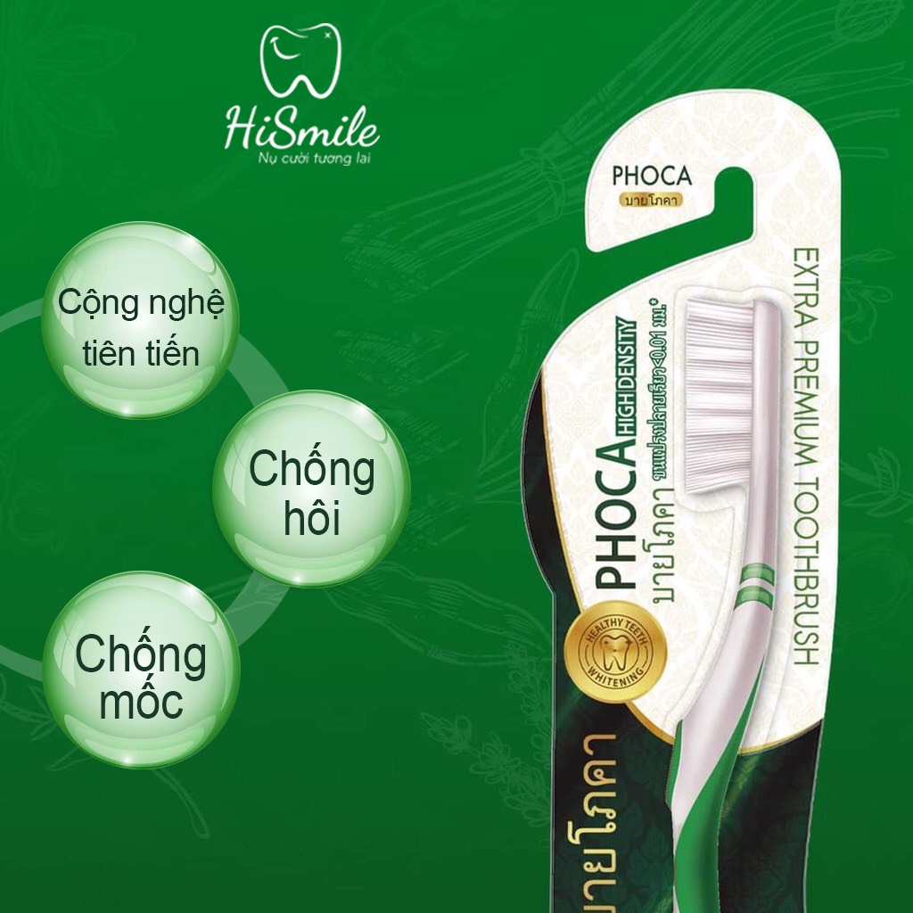 Bàn Chải Phoca Chính Hãng Thái Lan Siêu Mềm, Đánh Cực Sạch