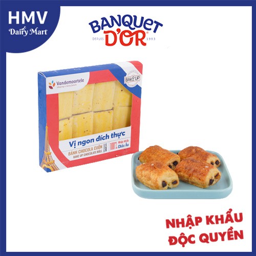 Set bánh cuộn Socola Banquet D'or nhập khẩu Pháp (nướng nồi chiên không dầu hoặc lò nướng)