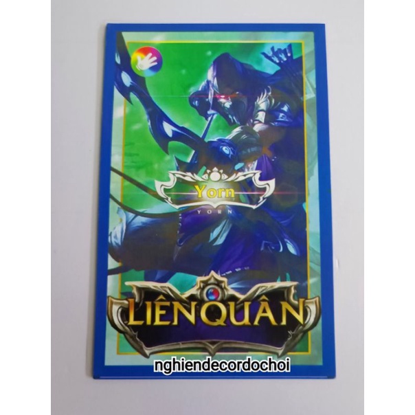 Combo 50 Thẻ bài liên quân mobile 2022 siêu đẹp bằng giấy.