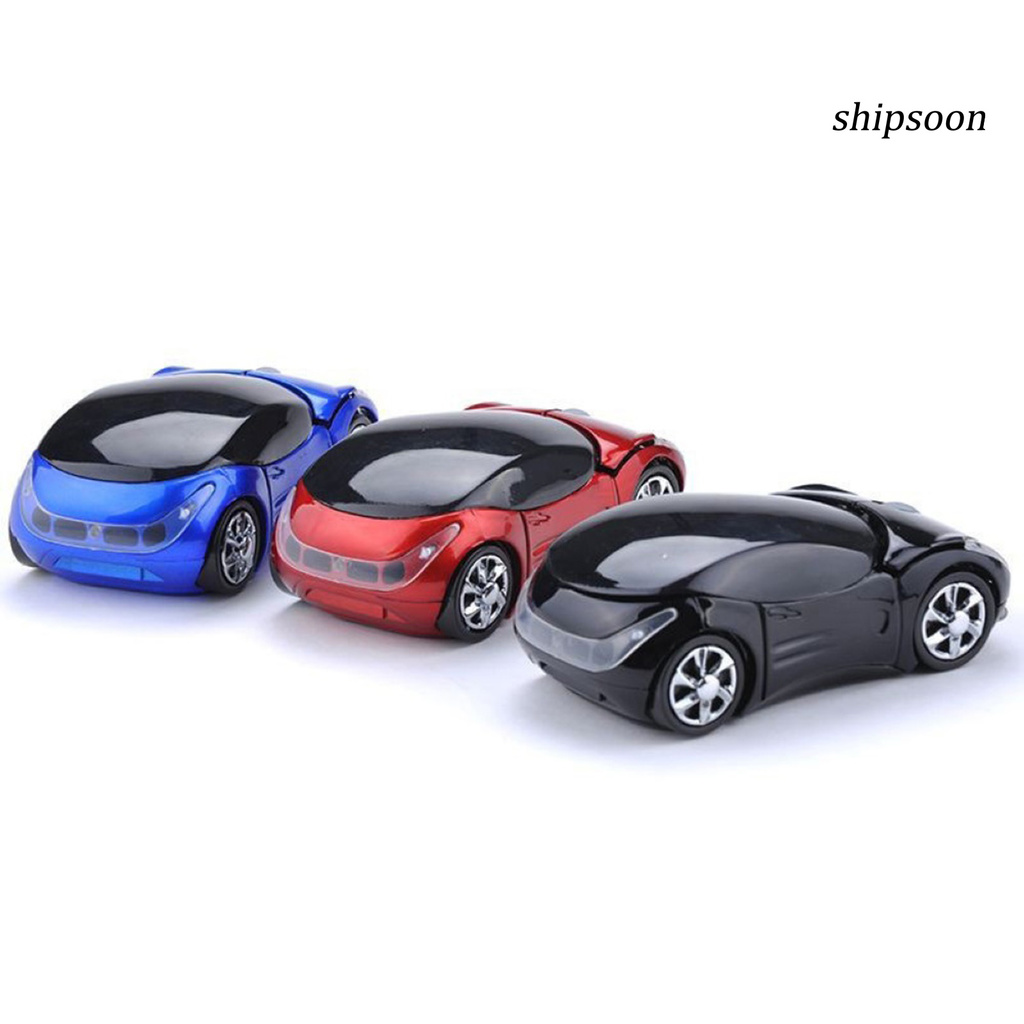 ssn -Wireless Mouse Wireless Sports Car Shape ABS Sports Car Shape Wireless Mouse for Notebook