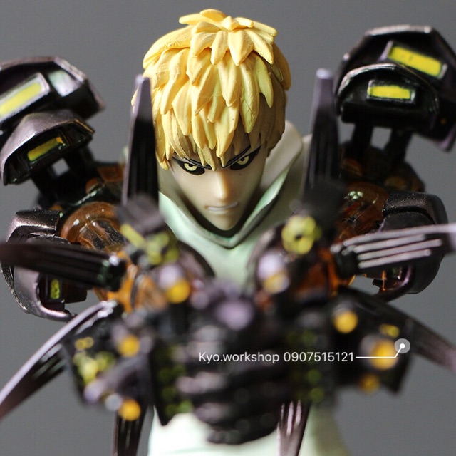 Mô hình figure Saitama & Genos trong OnePunch Man