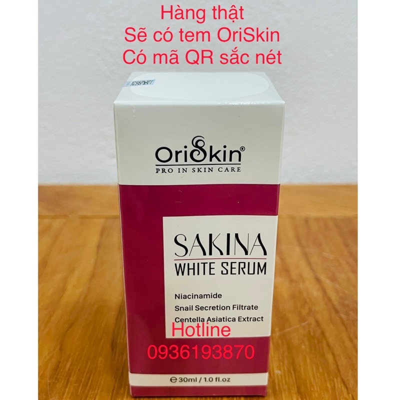 ✅ Serum Oriskin Sakina White  [CHÍNH HÃNG] ❤️ Oriskin Sakina White Mờ Thâm Nách Khử Mùi Hôi Dưỡng Trắng Vùng Da