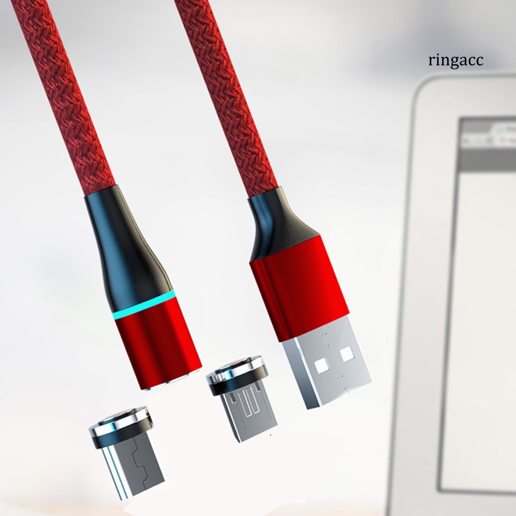 Dây cáp sạc nhanh truyền dữ liệu Micro USB Type-c QC 3.0 nam châm dài 1/2m
