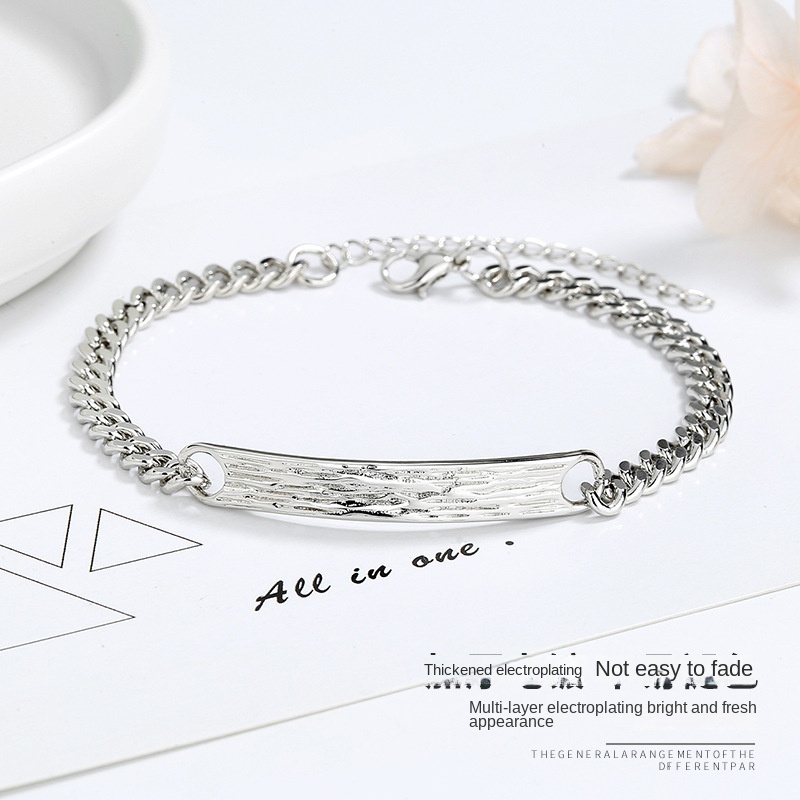 Vòng Tay Cặp Hình Nhánh Cây Đơn Giản Cá Tính Thời Trang Thích Hợp Làm Quà Valentine