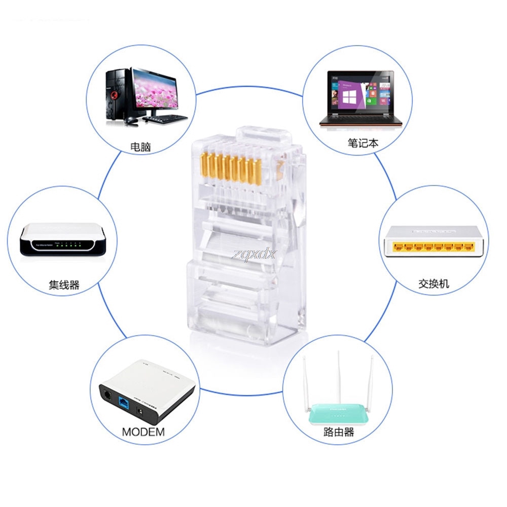 Đầu nối mạng LAN RJ45 CAT5 CAT5E chất lượng cao