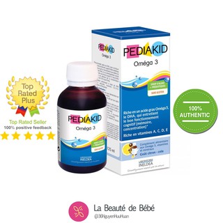 Pediakid Omega 3 - Siro giúp tăng cường trí não và thị giác cho bé [HSD 2 năm kể từ ngày sản xuất]