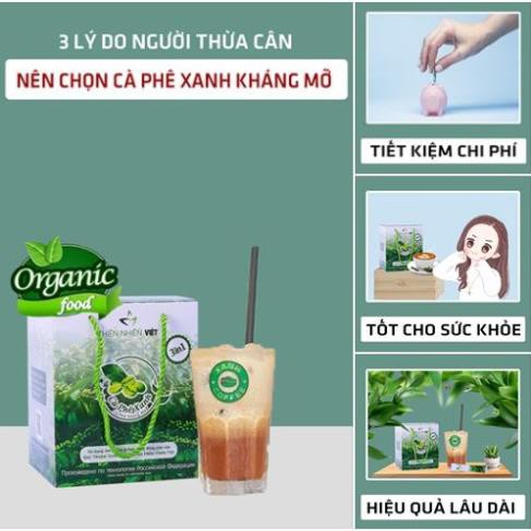 Cà Phê Xanh Kháng Mỡ Giảm Cân