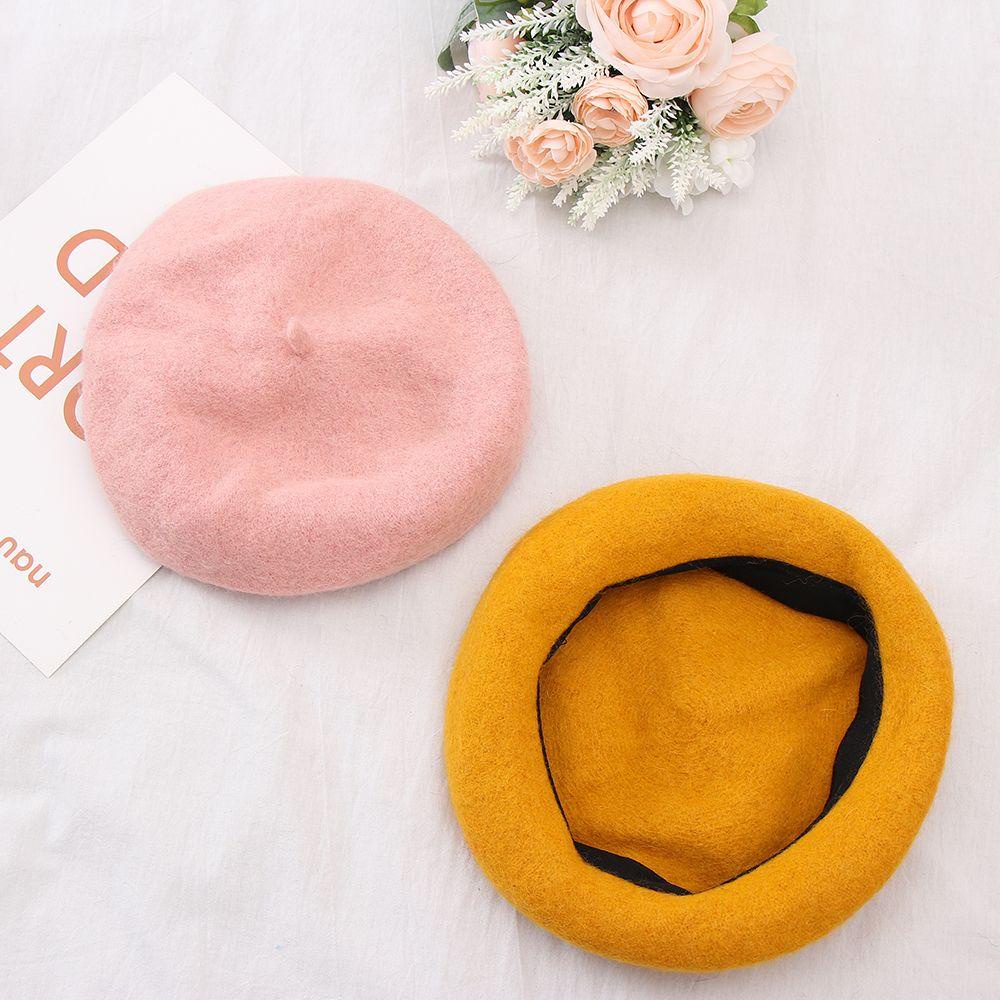 EUTUS Mũ Nồi Mùa Đông Ấm Áp Phong Cách Vintage Cho Nữ