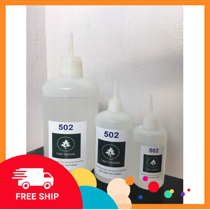FREESHIP Keo dán 502 chuyên dụng  loại 100ml, 200ml, 500ml