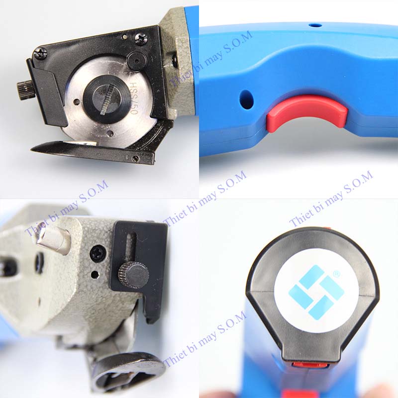 Máy cắt vải  đa năng dùng pin đĩa dao 50 > Máy cắt đĩa cầm tay mini chạy pin  LEJIANG YJ C50