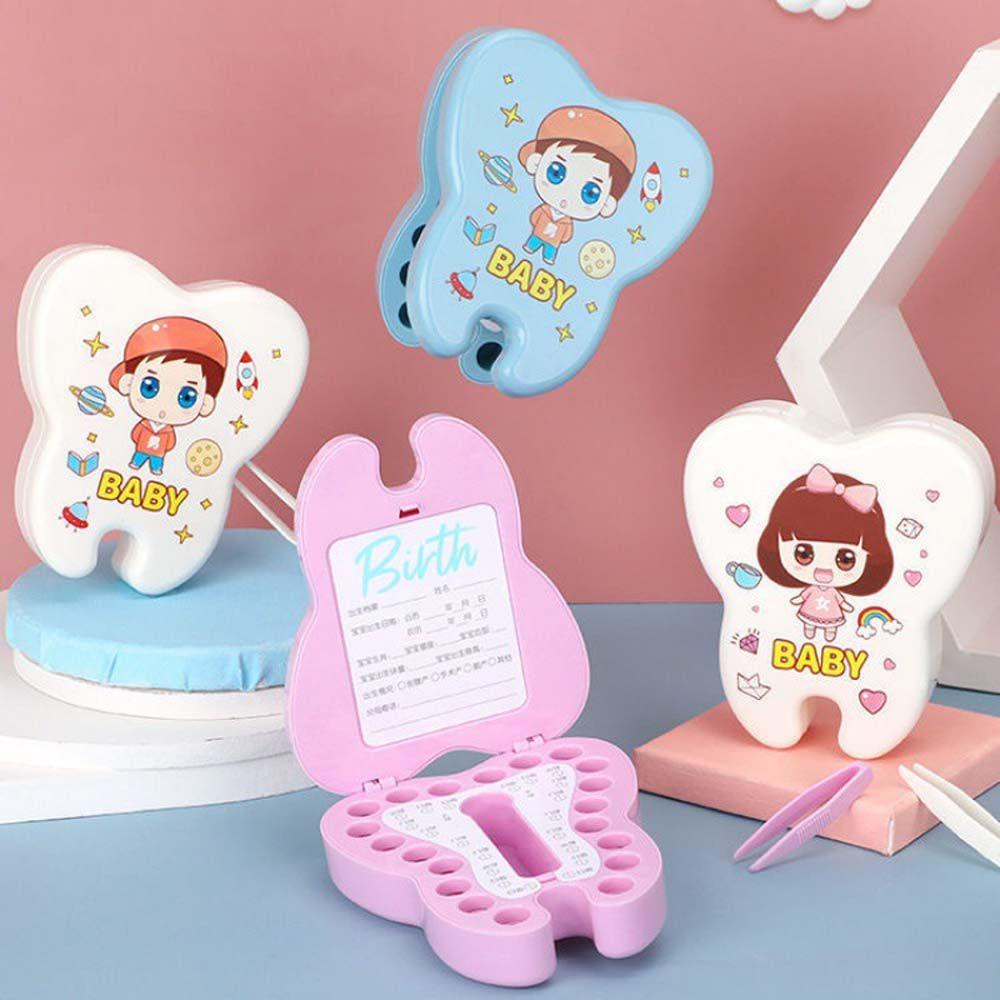 DARON Hộp Đựng Răng Em Bé Bằng Nhựa Sáng Tạo