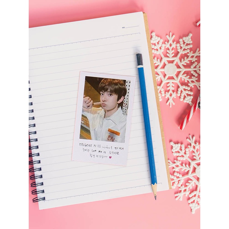 Set 7 Tấm Thẻ Ảnh Lomo Dày Dặn In Hình Nhóm Nhạc Kpop Enhypen EN-