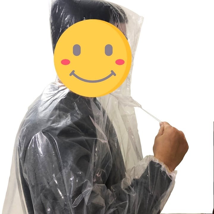 Áo Mưa Bộ Trong Suốt Màu