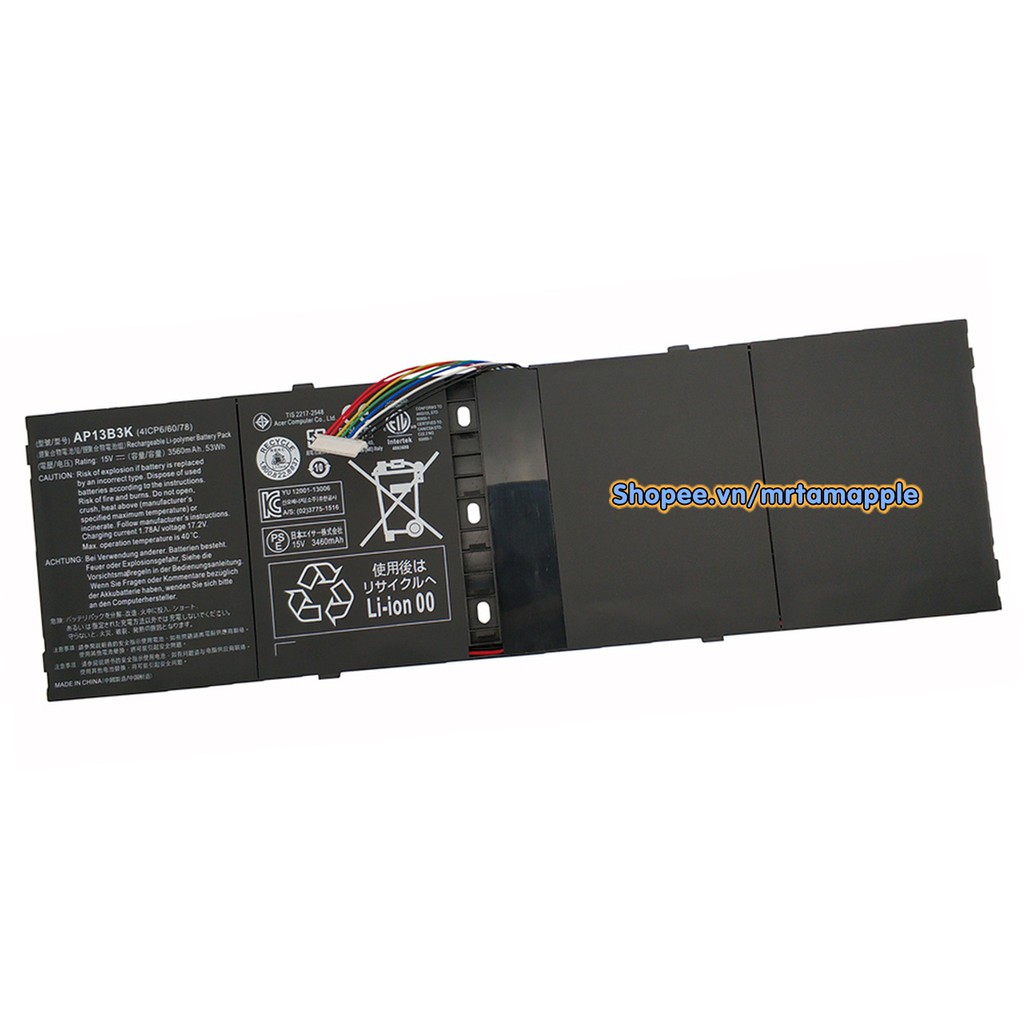 Pin Laptop ACER V5-473 (AL13B3K) - 6 CELL - Aspire M5-583 V5-472 V5-473 V5-552 V5-572