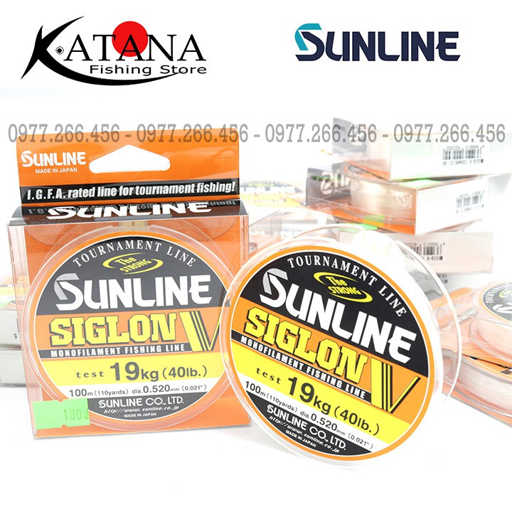 Cước Câu Chính Hãng SUNLINE - SIGLON V - Made In Japan