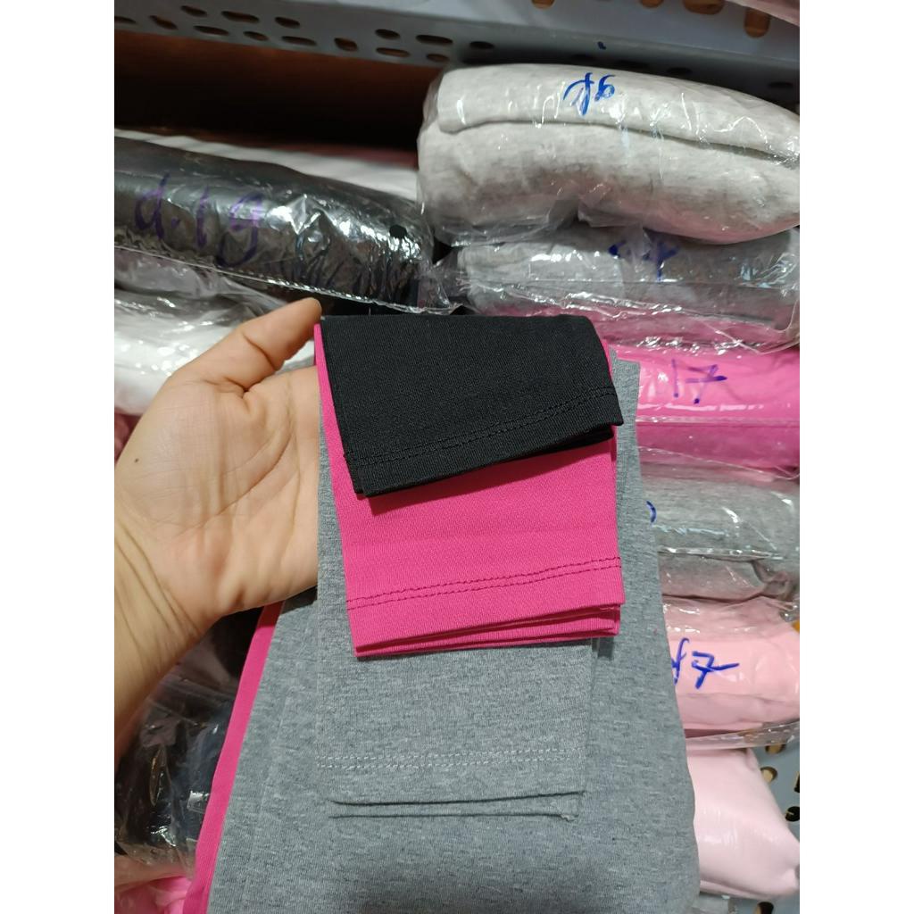 SET 3 QUẦN LEGGING TRƠN DÀI/ QUẦN DÀI THUN COTTON 4 CHIỀU CHO BÉ GÁI 9-41KG