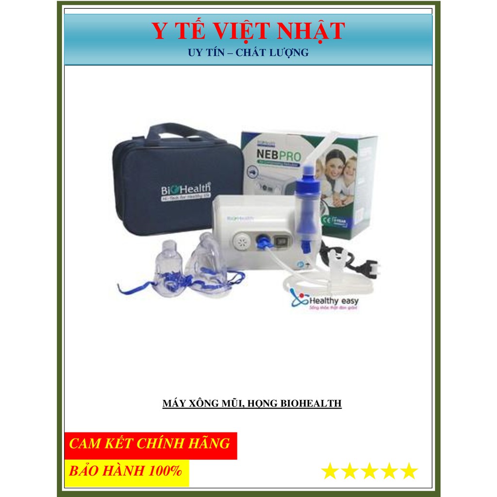 Máy xông mũi họng trẻ em người lớn biohealth neb pro - ảnh sản phẩm 1