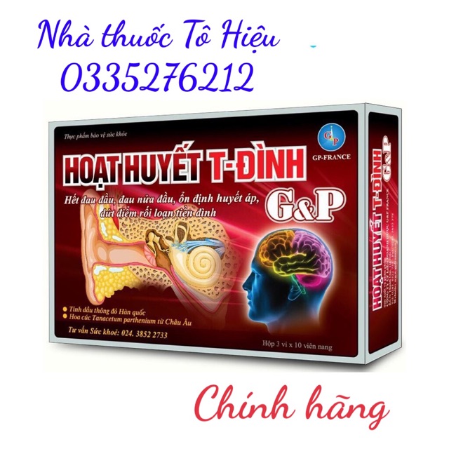 [Mã 66FMCGSALE hoàn 8% xu đơn 500K] Hoạt huyết tiền đình G&P(Chính hãng)- Hết đau đầu, đau nửa đầu, rối loạn tiền đình | BigBuy360 - bigbuy360.vn