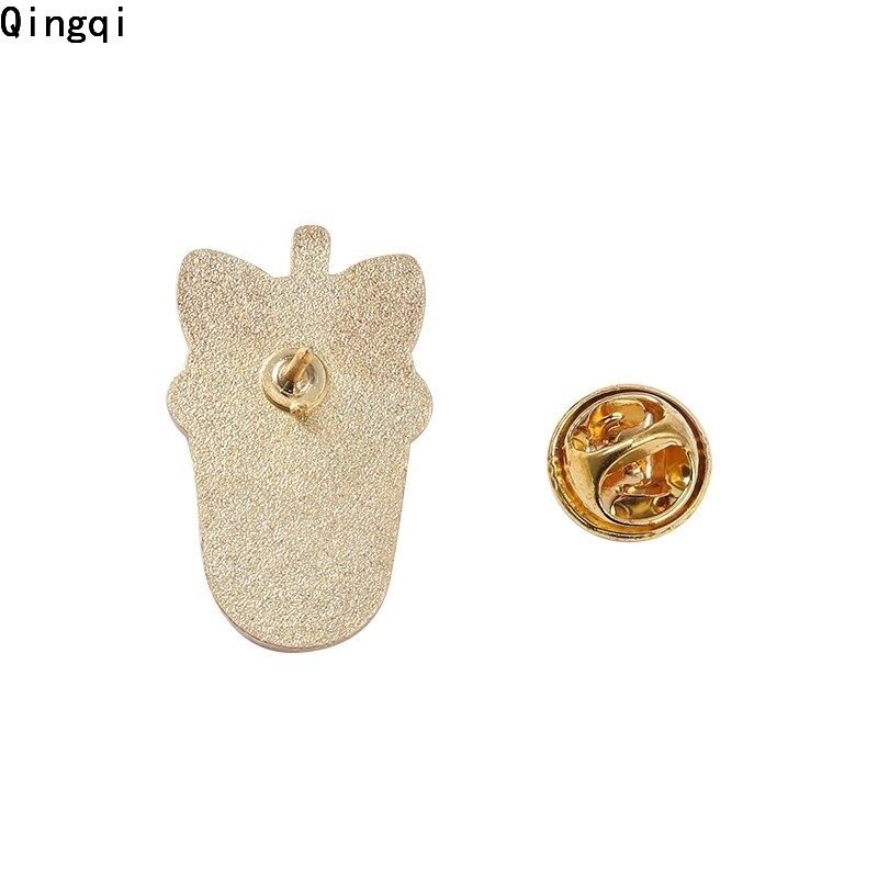 Trâm cài áo Miss Zoe hình cây nấm hoạt hình bằng kim loại tráng men